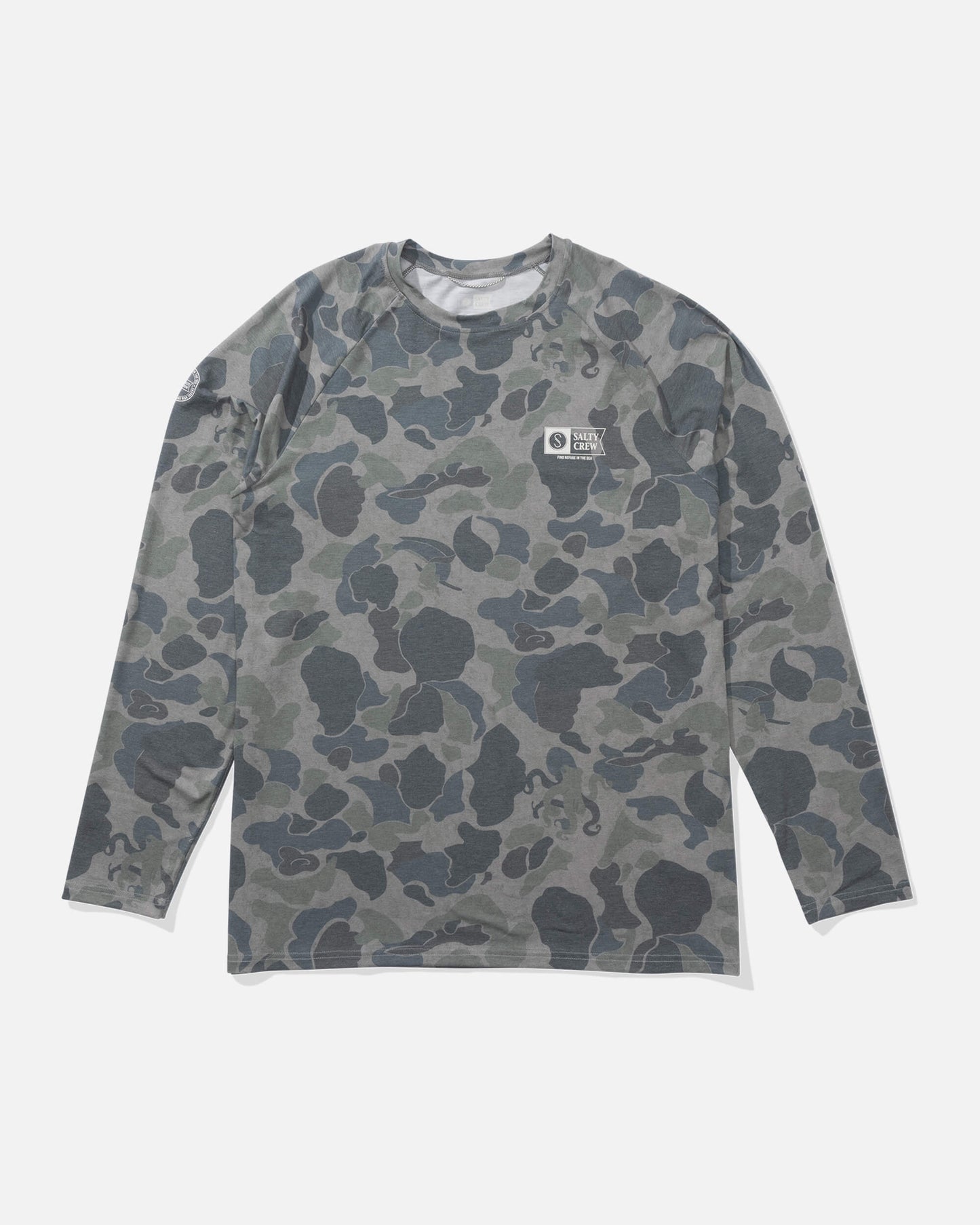 Salty crew PROTEZIONE DA SOLE Mariner Ls Tech Tee - Sand Camo in Sand Camo