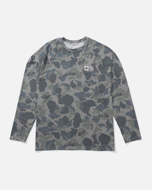 Salty crew SUN PROTECTION Mariner Ls Tech Tee - Sand Camo in Sand Camo