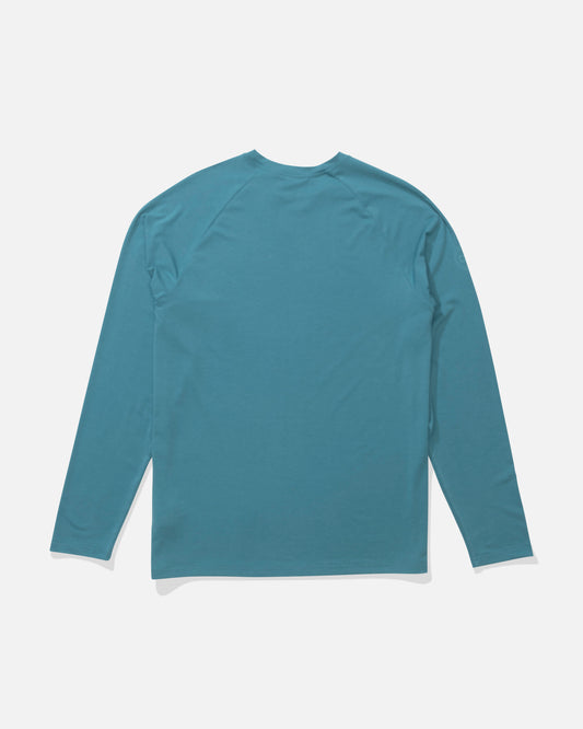 Mariner Ls Tech Tee - Teal Blue