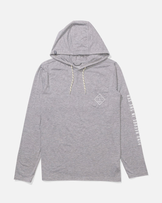 Tippet Hood Tech Tee - Quarry