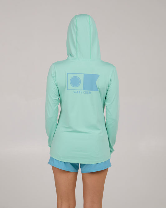 Flagship Hooded Sun Shirt  - Mint