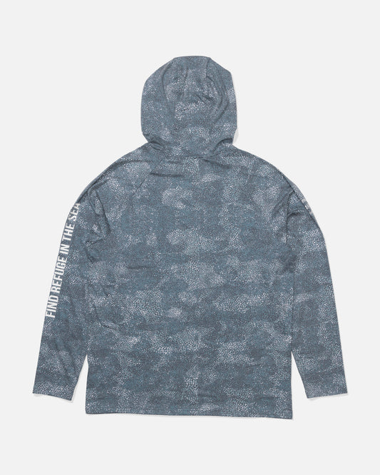 Mariner Hood Tech Tee - Dark Navy
