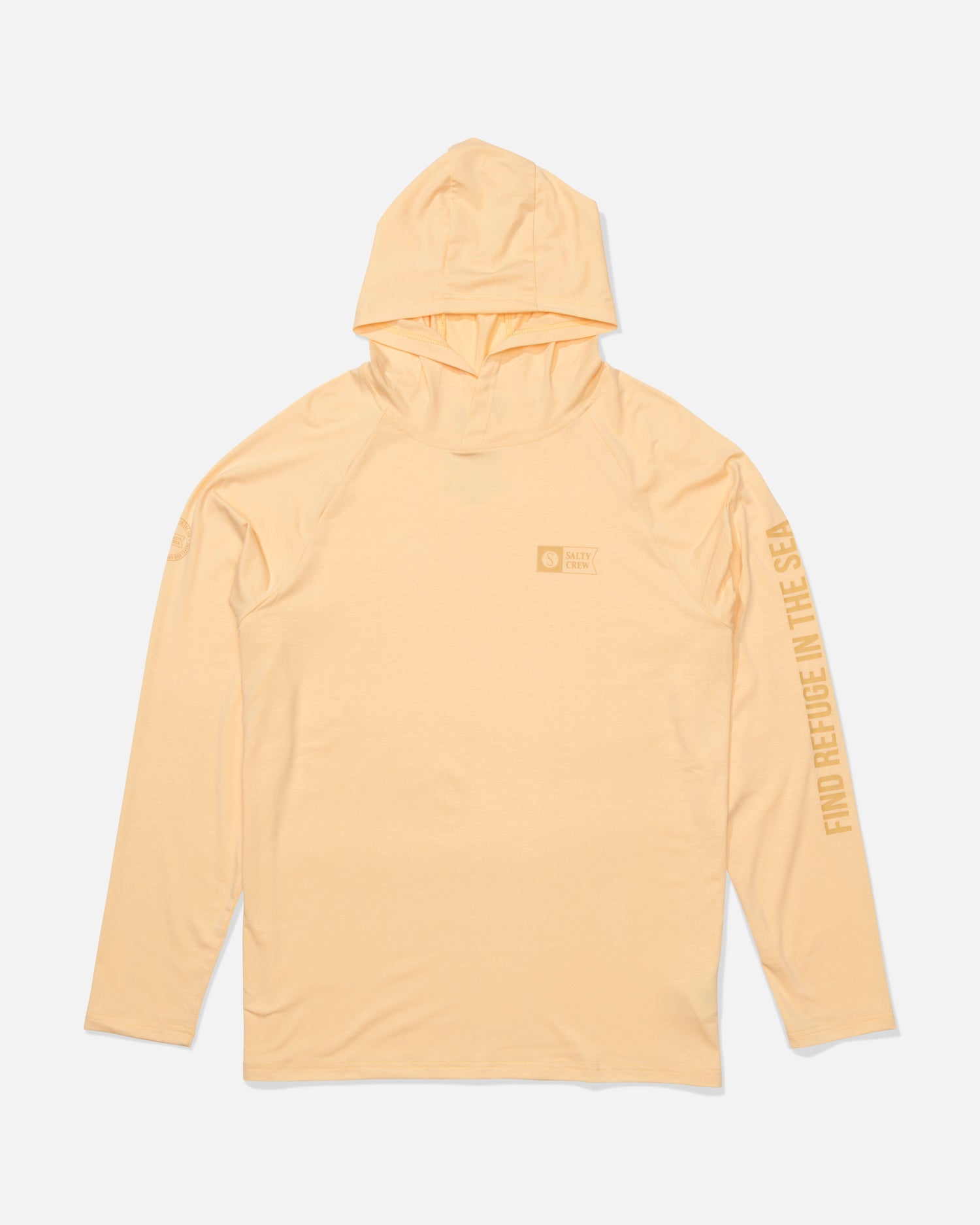Mariner Hood Tech Tee - Light Coral