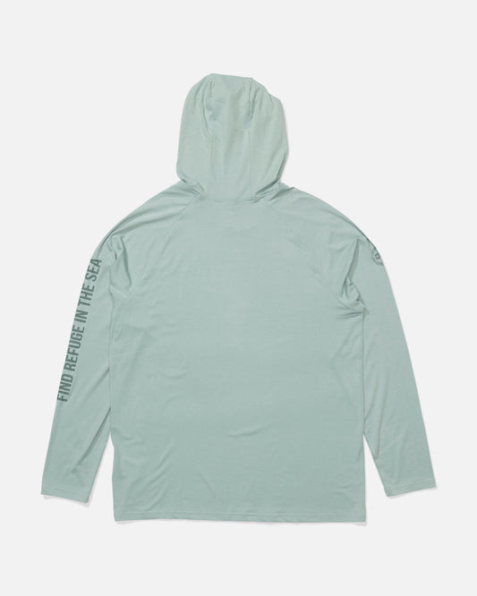 Mariner Hood Tech Tee - Marine