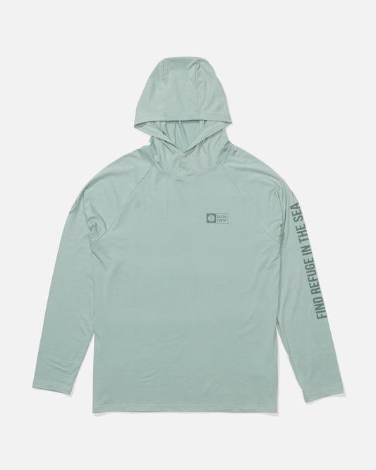 Mariner Hood Tech Tee - Marine