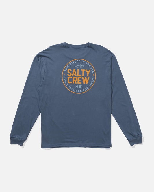 Salty crew T-SHIRTS L/S Legendary Ls Tee - Slate in Slate