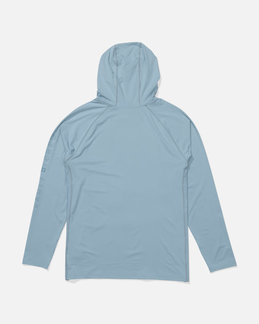 Apex Perforated Sunshirt - Mineral Blue