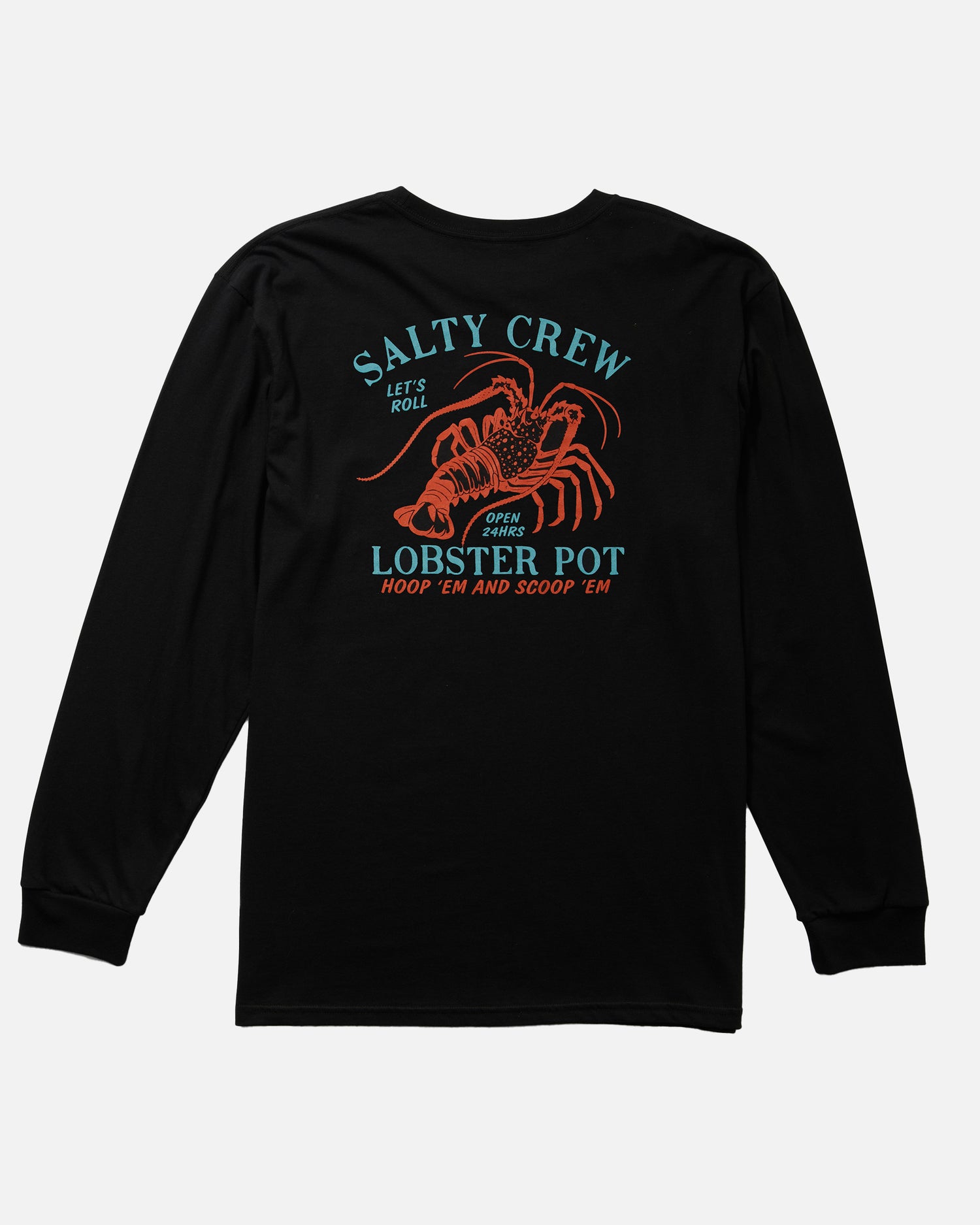 Lobster Pot Premium L/S Tee - Black