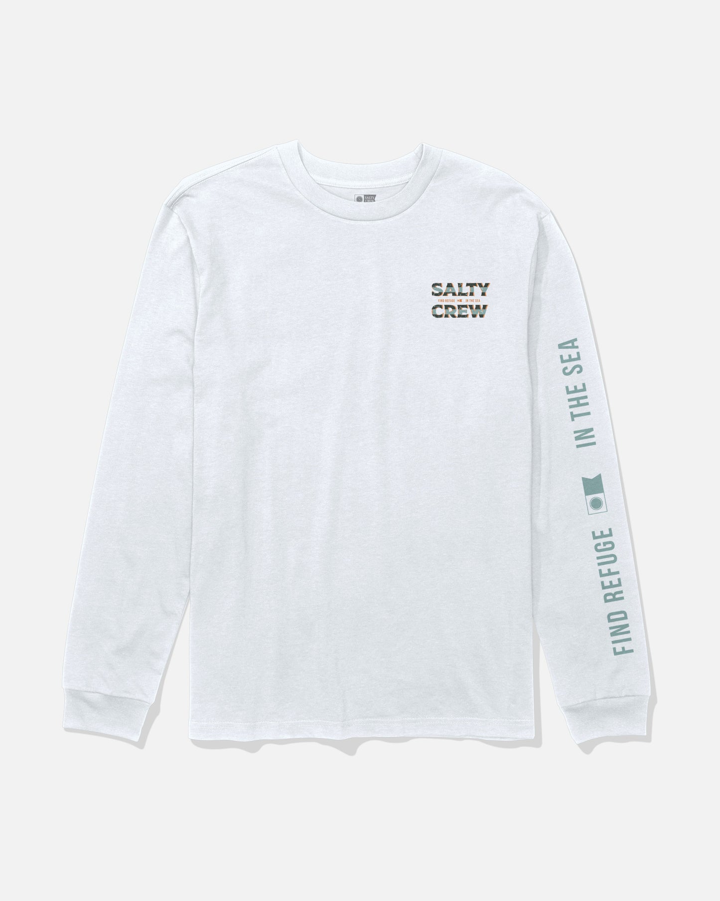 Offset Ls Tee - White