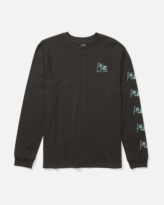 Flag Day Ls Tee - Black
