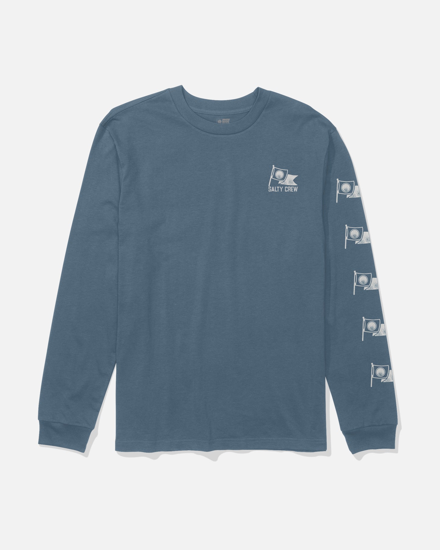 Flag Day Ls Tee - Slate