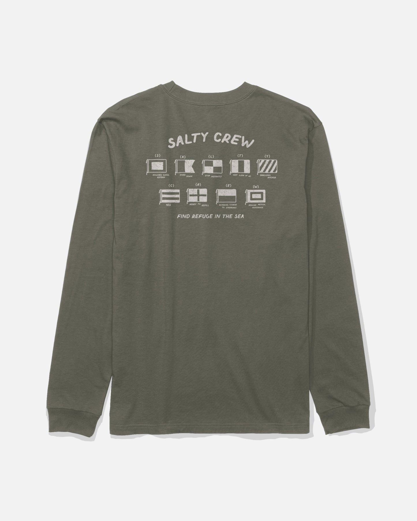Call Sign Ls Tee - Dusty Olive