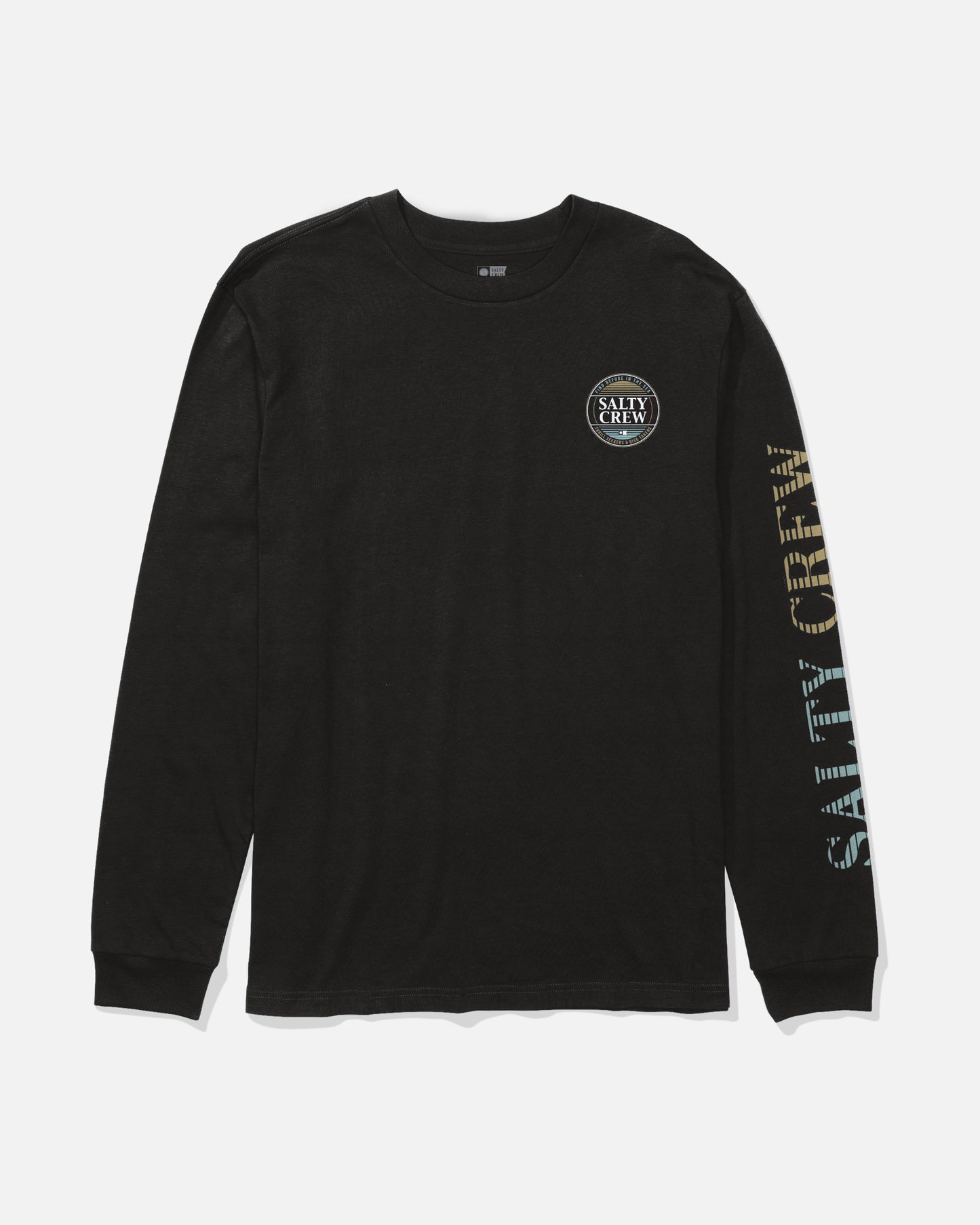 Simple Fade  Ls Tee Kids - Black