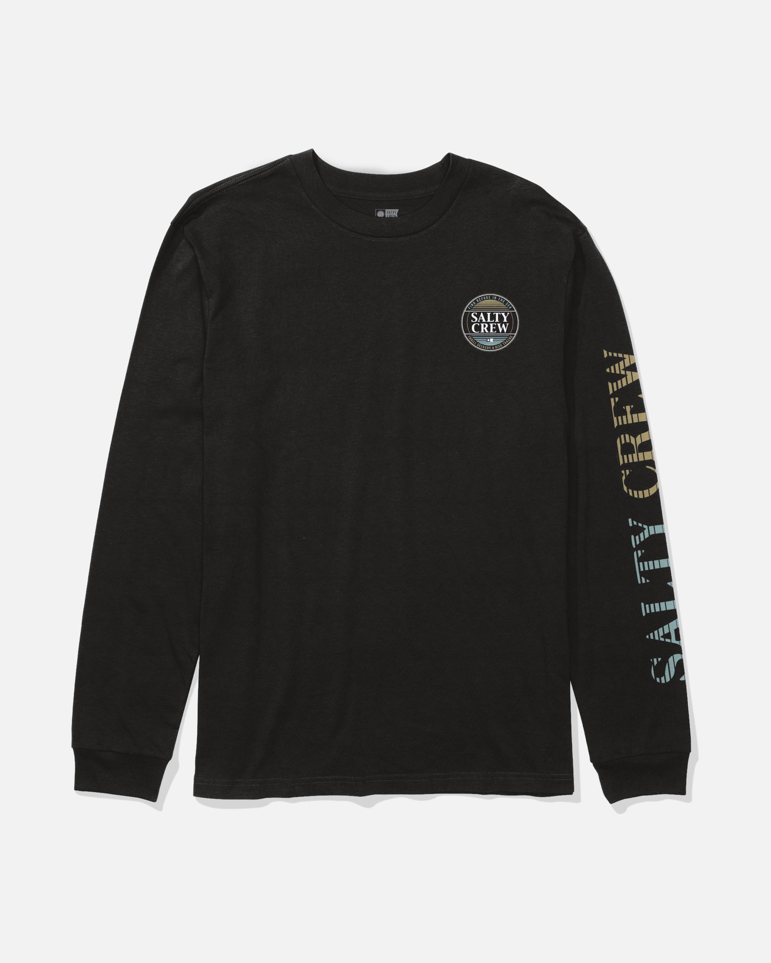 Simple Fade  Ls Tee Kids - Black