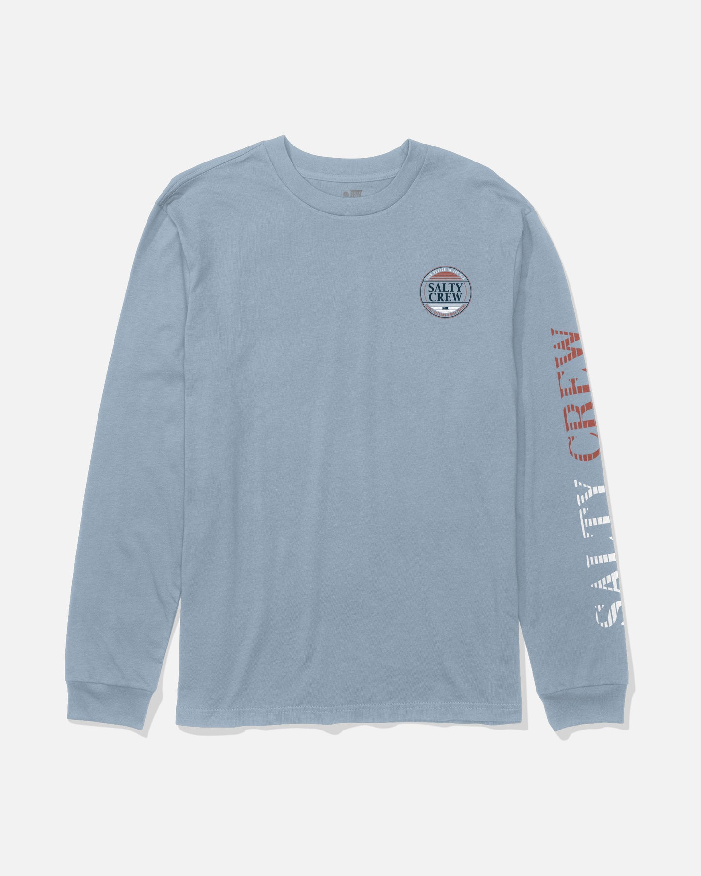 Simple Fade Ls Tee - Blue Fog