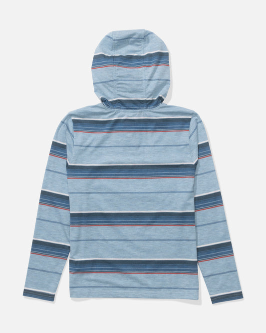 Seaway  Uv Hoodie Kids - Mineral Blue