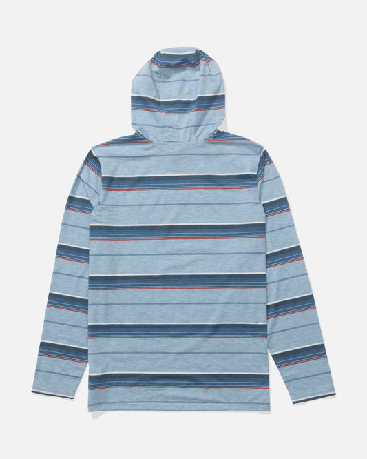 Seaway Uv Hoodie - Mineral Blue