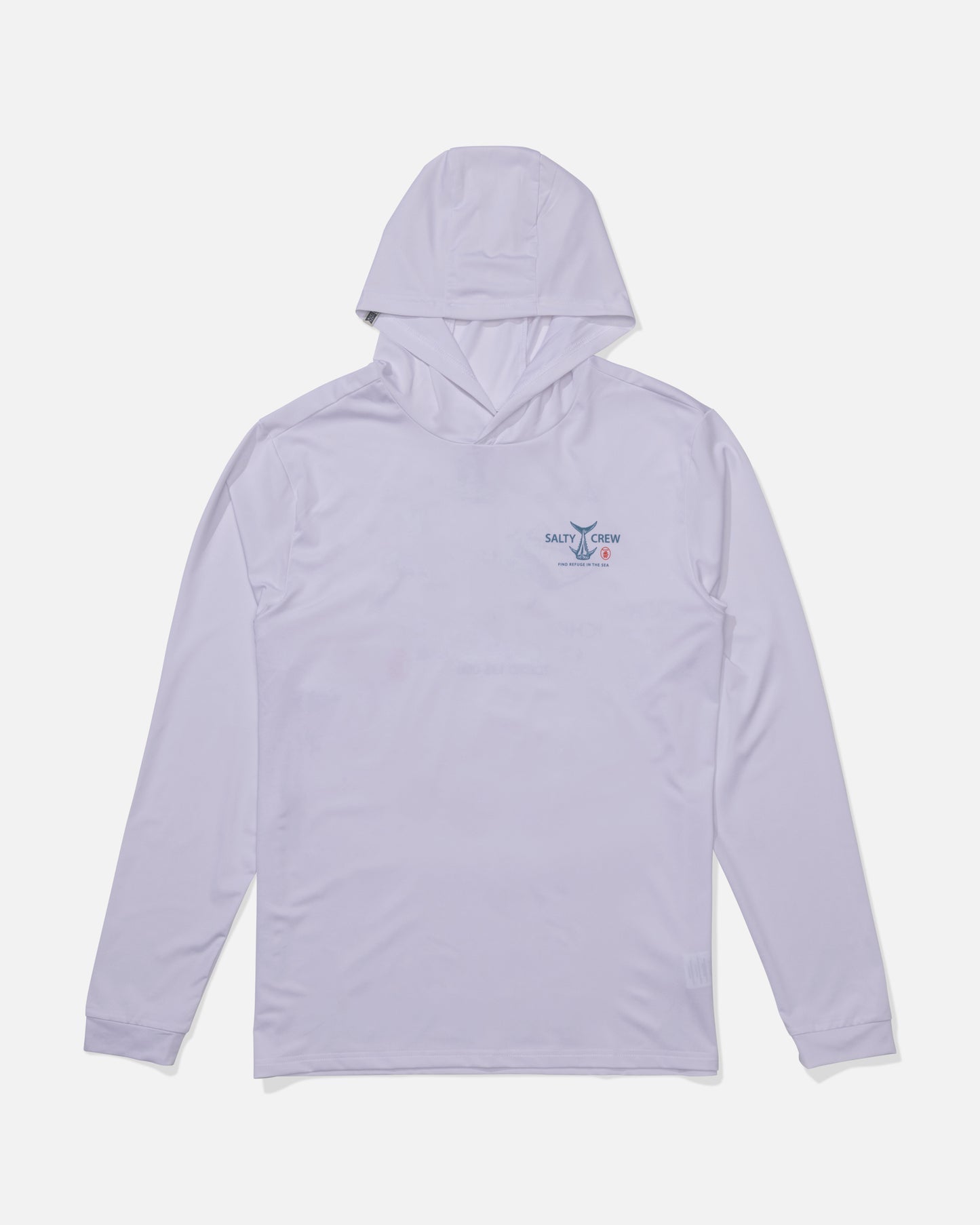 Fish Market Hood Sunshirt - White