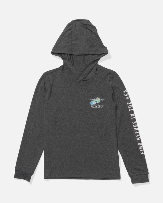 Mahi Surface  Hood Sunshir Kids - Charcoal Heather