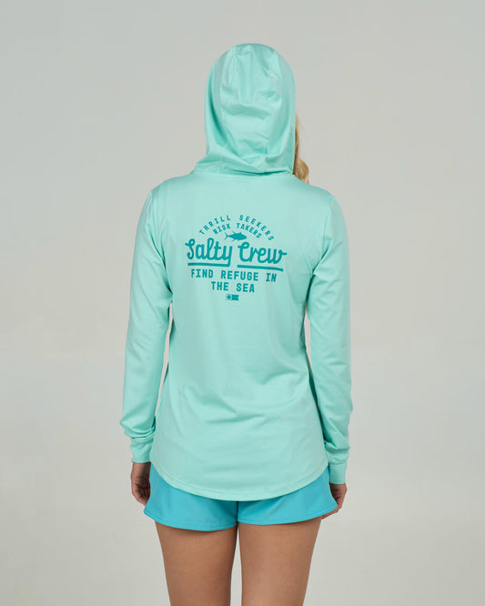 Unscripted Hooded Sunshirt - Mint