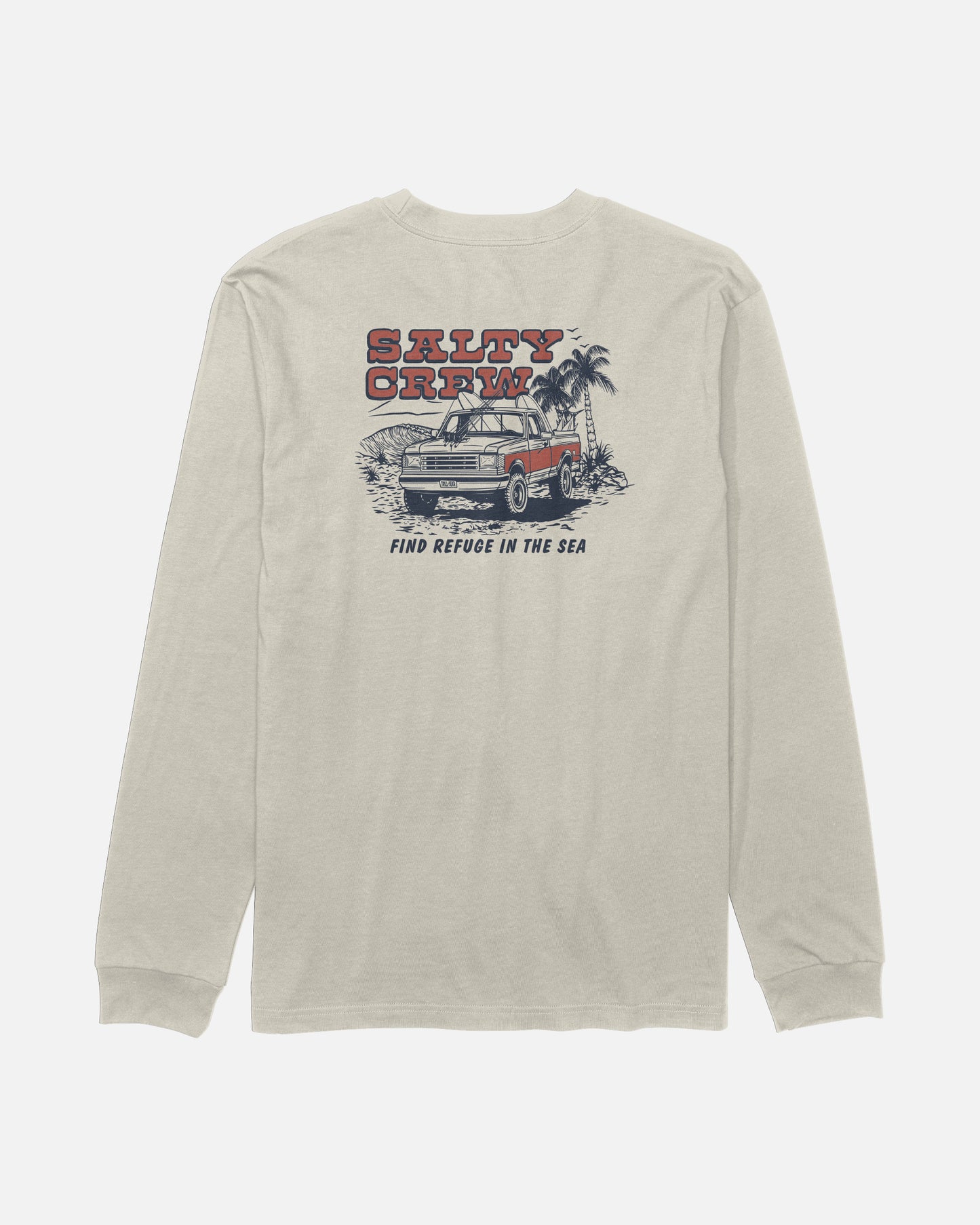 Truck Stop  Ls Tee Kids - Moonbeam