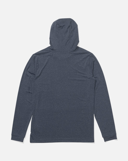 Flagship Hood Sunshirt - Navy Heather