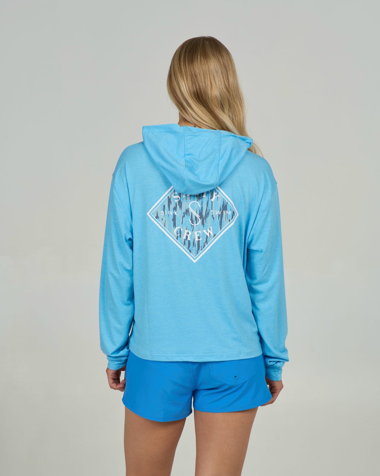 Tippet Fill Tech Hoody - Pool Blue