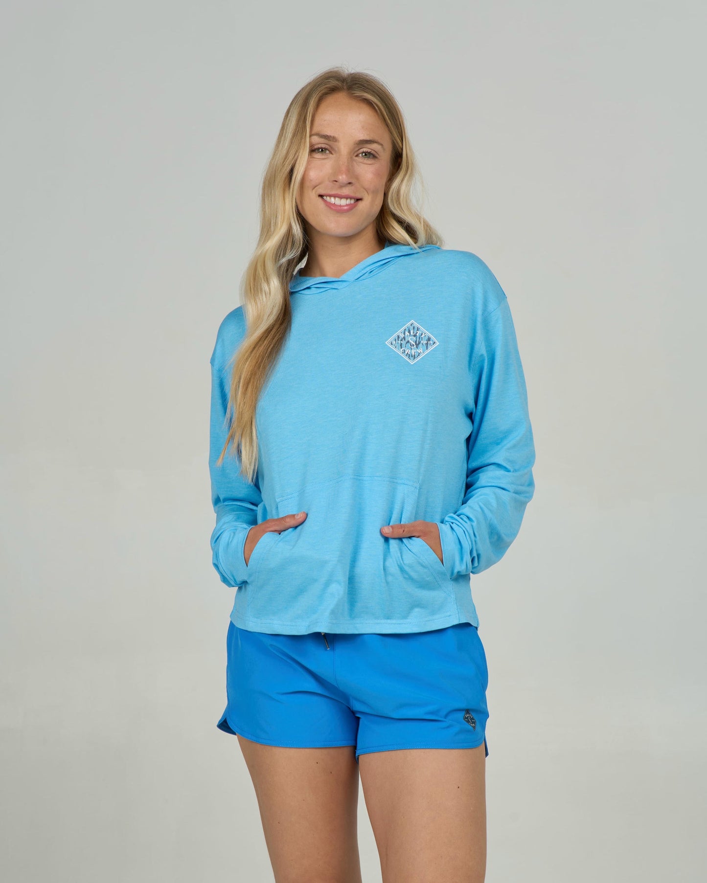 Tippet Fill Tech Hoody - Pool Blue