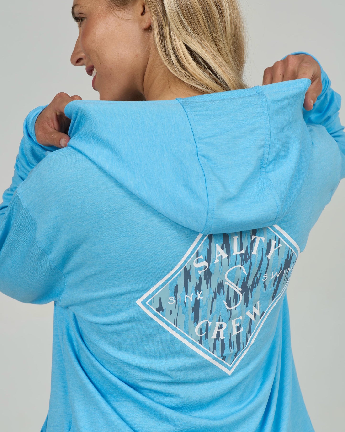 Tippet Fill Tech Hoody - Pool Blue