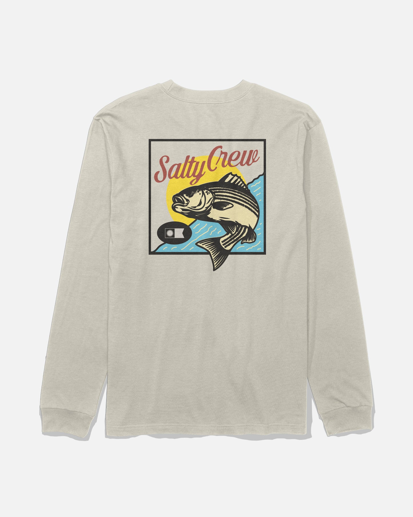 Striped Ls Tee - Moonbeam