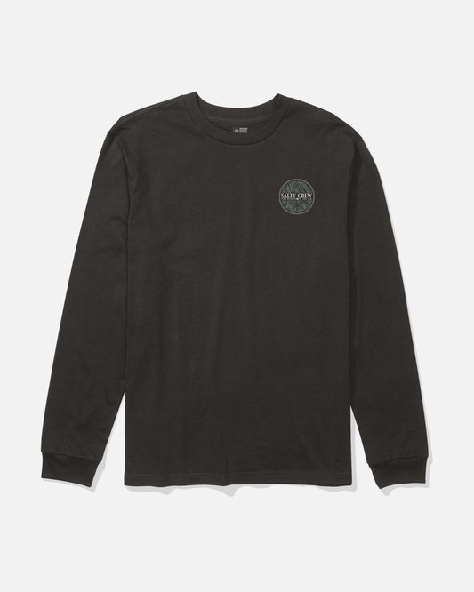 Salty Fill Ls Tee - Black