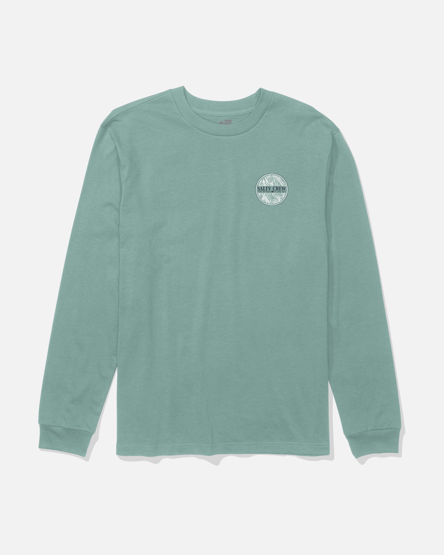 Salty Fill Ls Tee - Mackerel