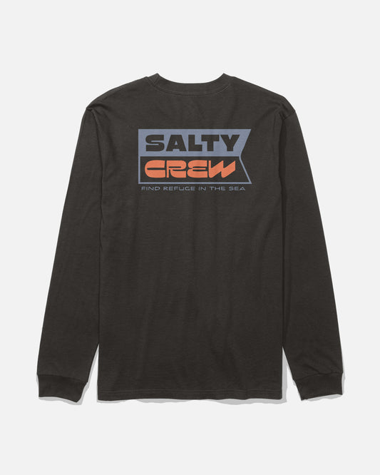 Inverse Flag Ls Tee - Black