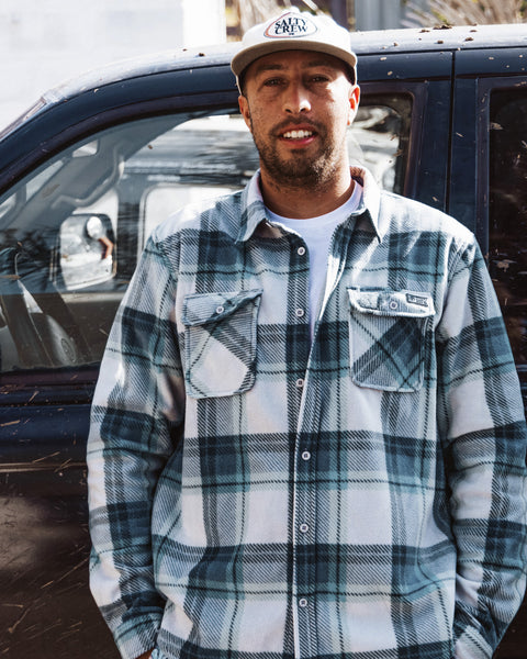 Swellter Polar Fleece Shirt Grey Salty Crew Europe