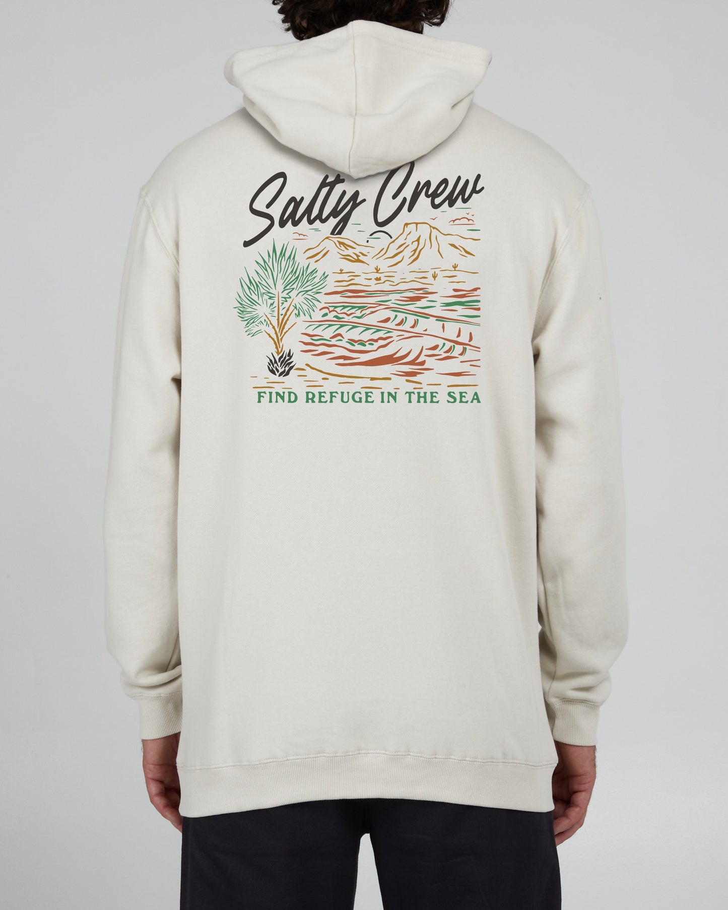 Salty Crew Homem - Capuz Western Waves Fleece - Bone