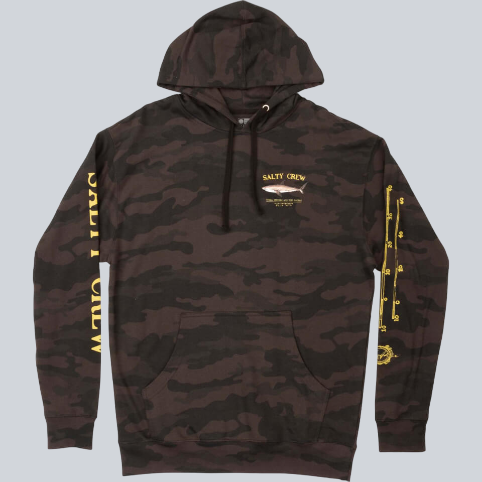 Bruce Hood Black Camo Fleece