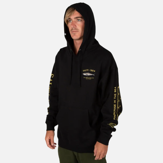 Bruce Hood Fleece - Black