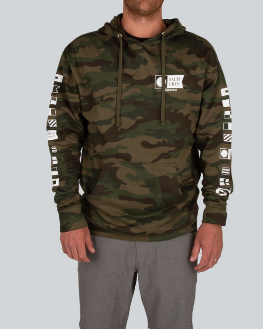 Alpha Capuchon Camo Fleece