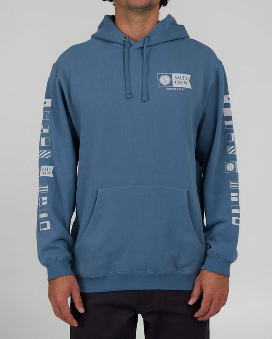 Salty Crew Hombres - Alpha Fleece  - Pizarra