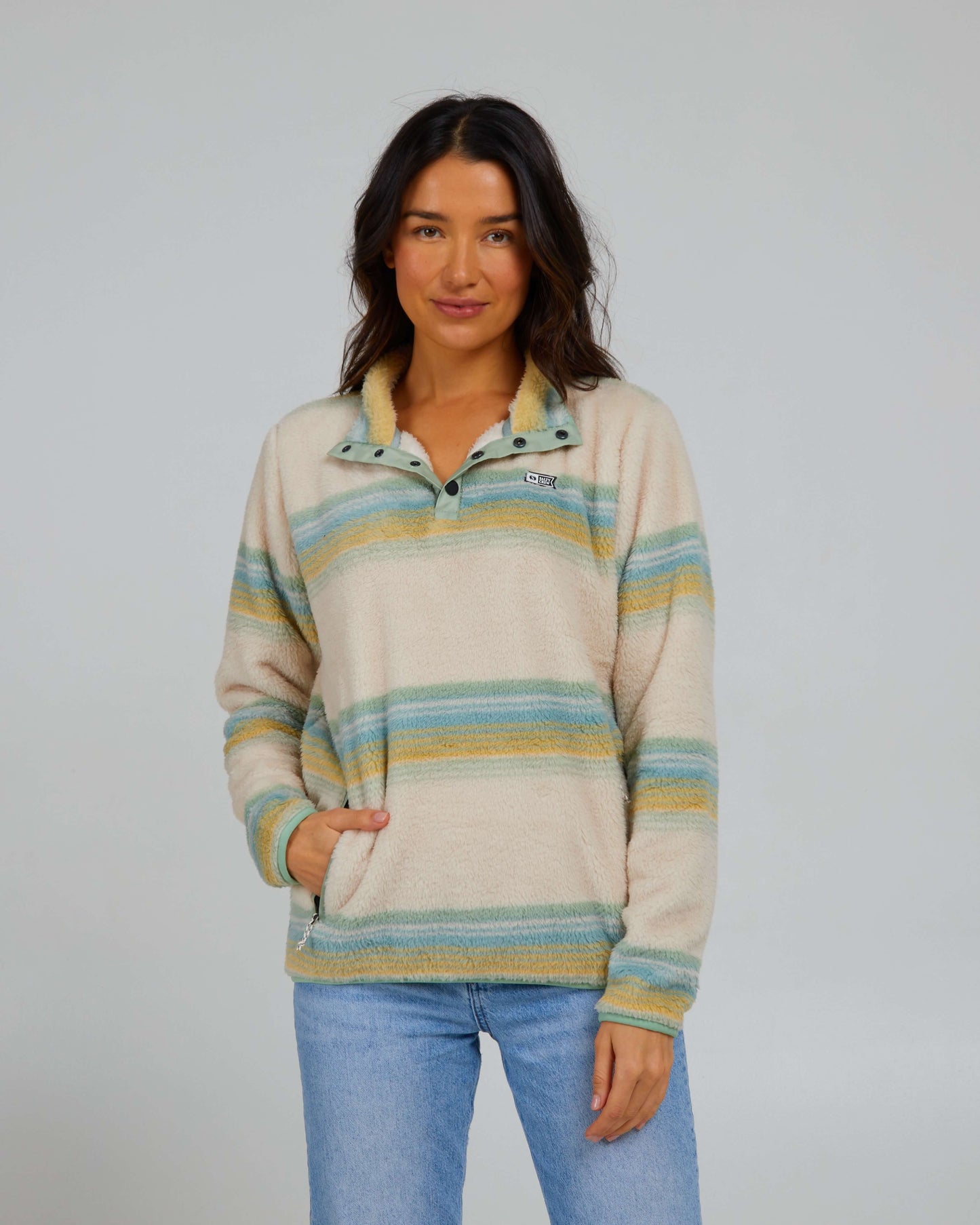 Salty Crew Donna - Pullover Calm Seas - Salvia