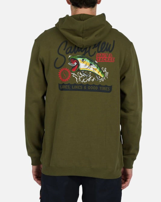 Salty Crew Men - Castoff Zip Fleece - Army