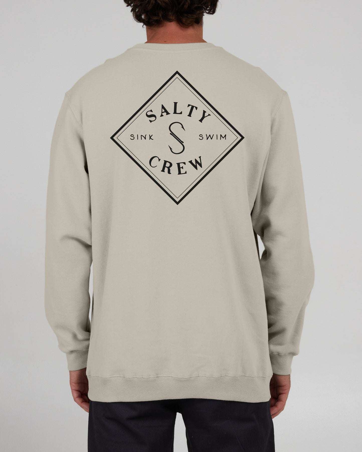 Salty Crew Hombres - Tippet Crew Fleece - Bone