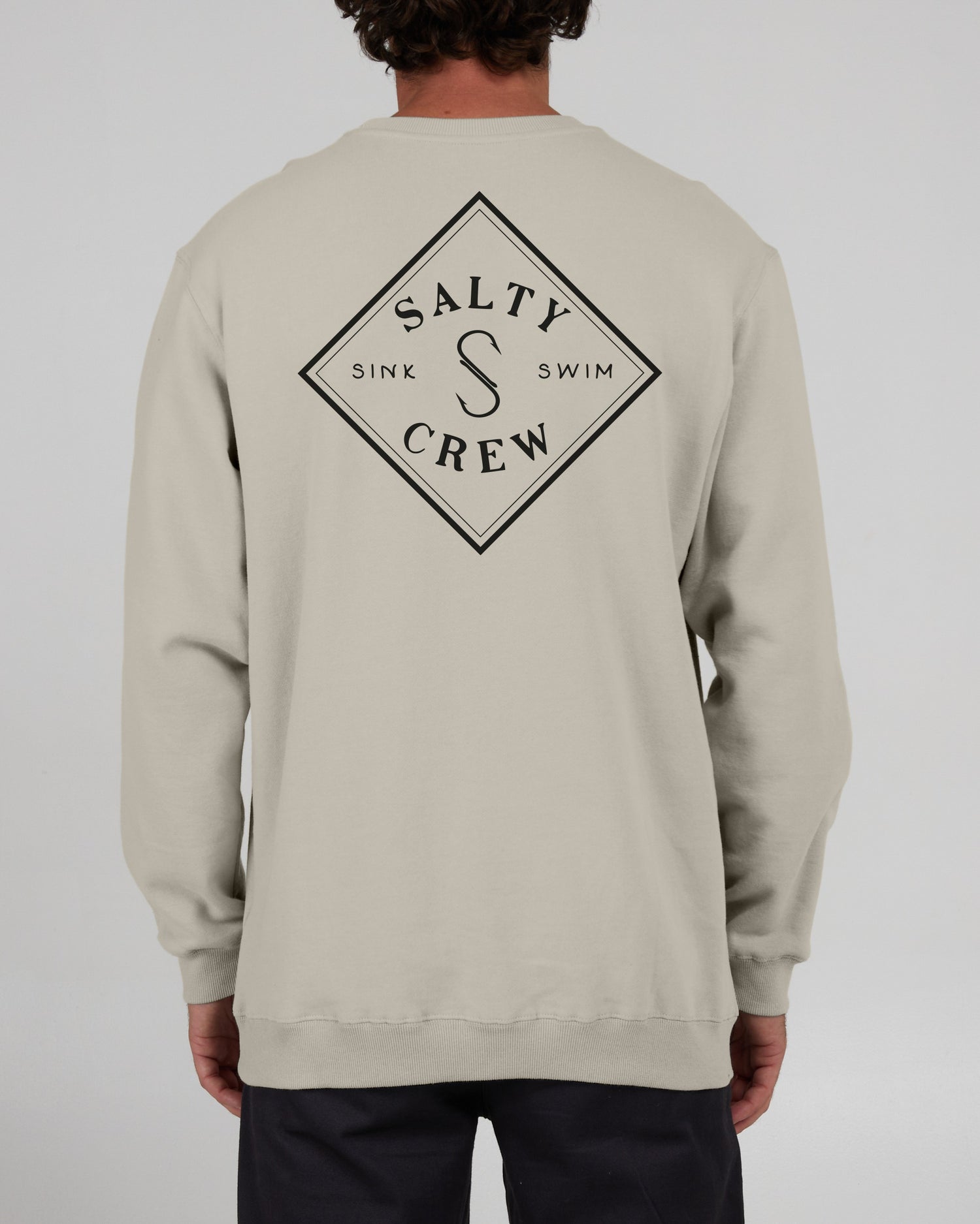 Salty Crew Uomini - Equipaggio Tippet Fleece - Bone