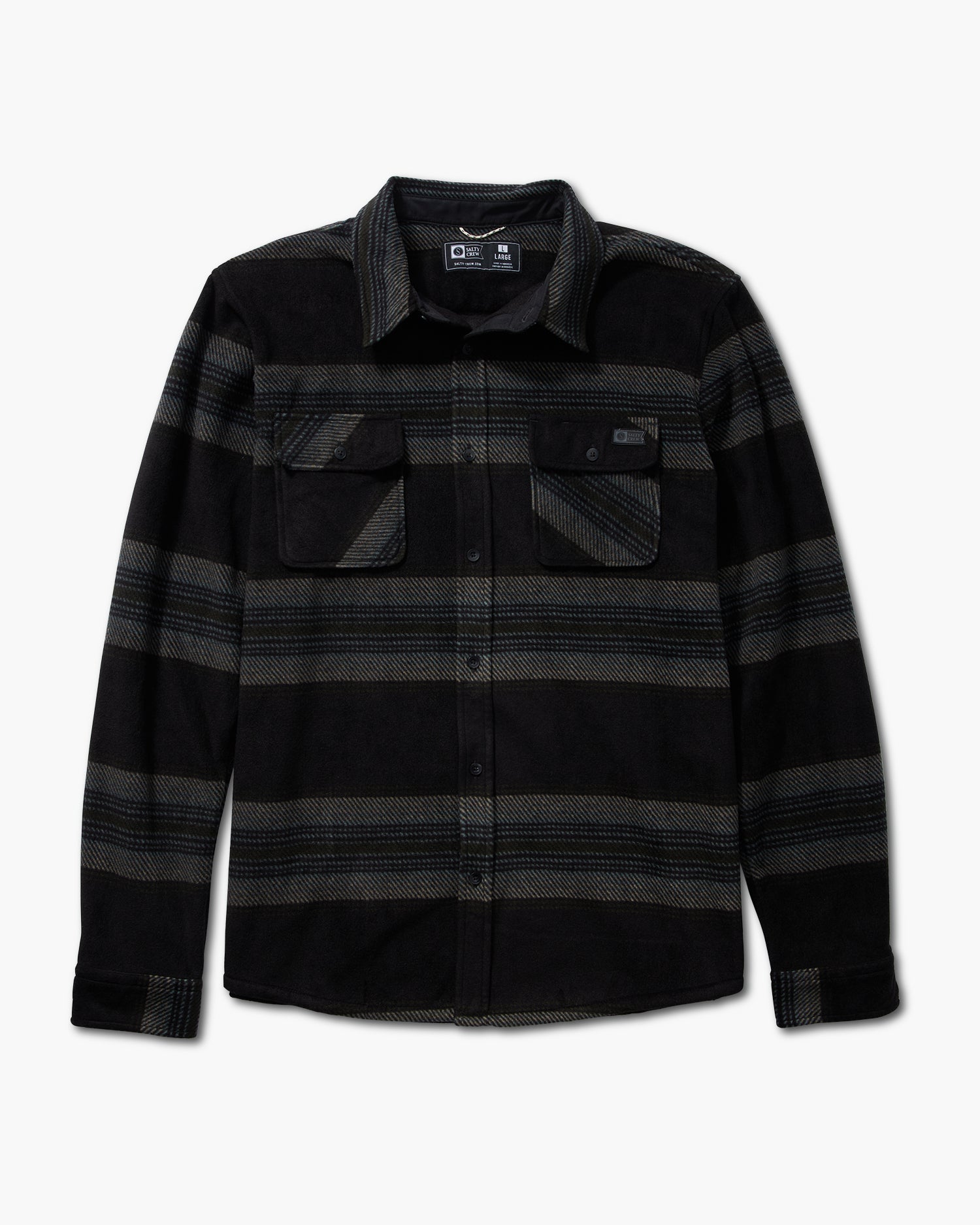 Salty Crew - Swellter Polar Fleece Shirt - Coal