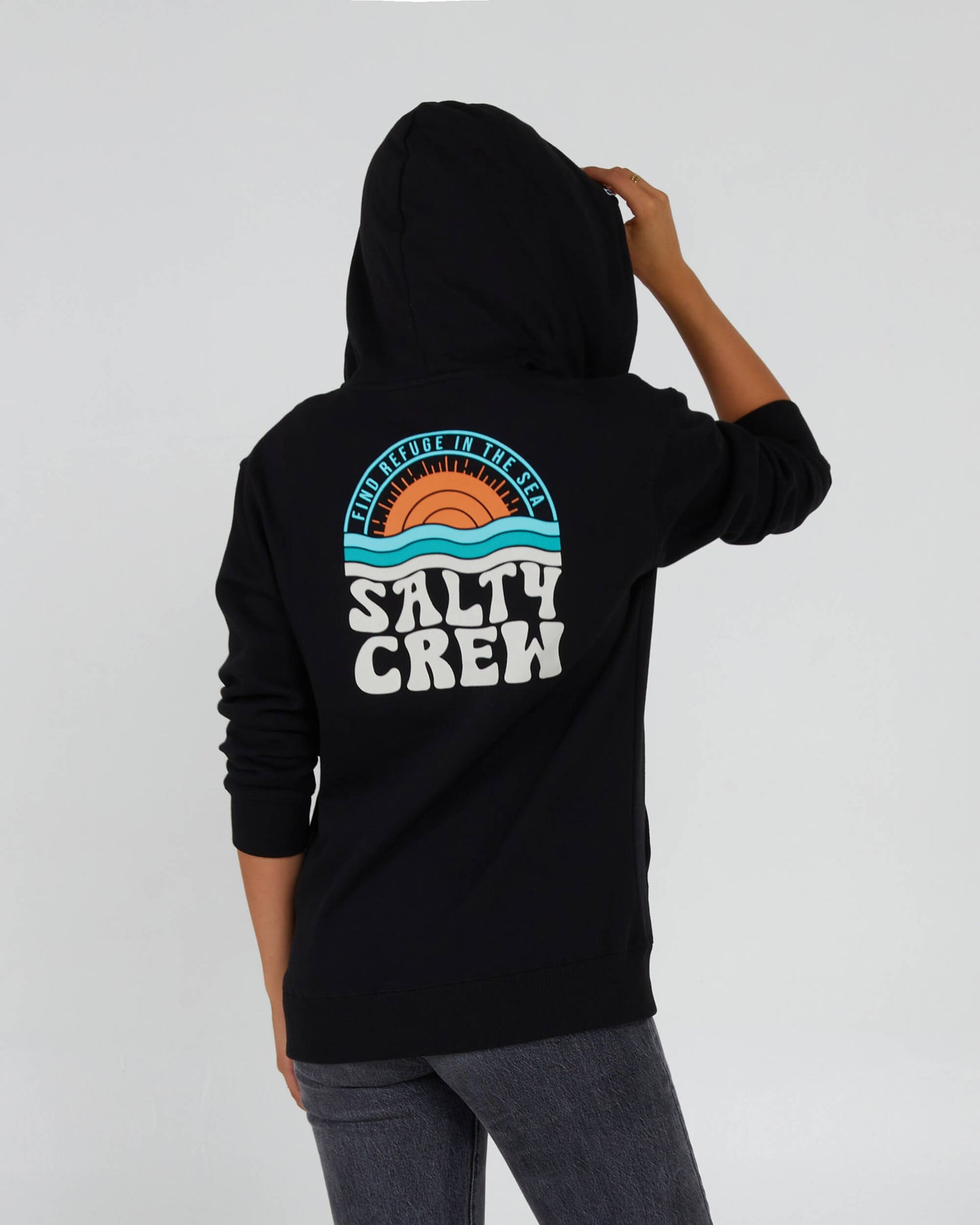 Salty Crew Mujer - Sundown Zip Hoody - Black