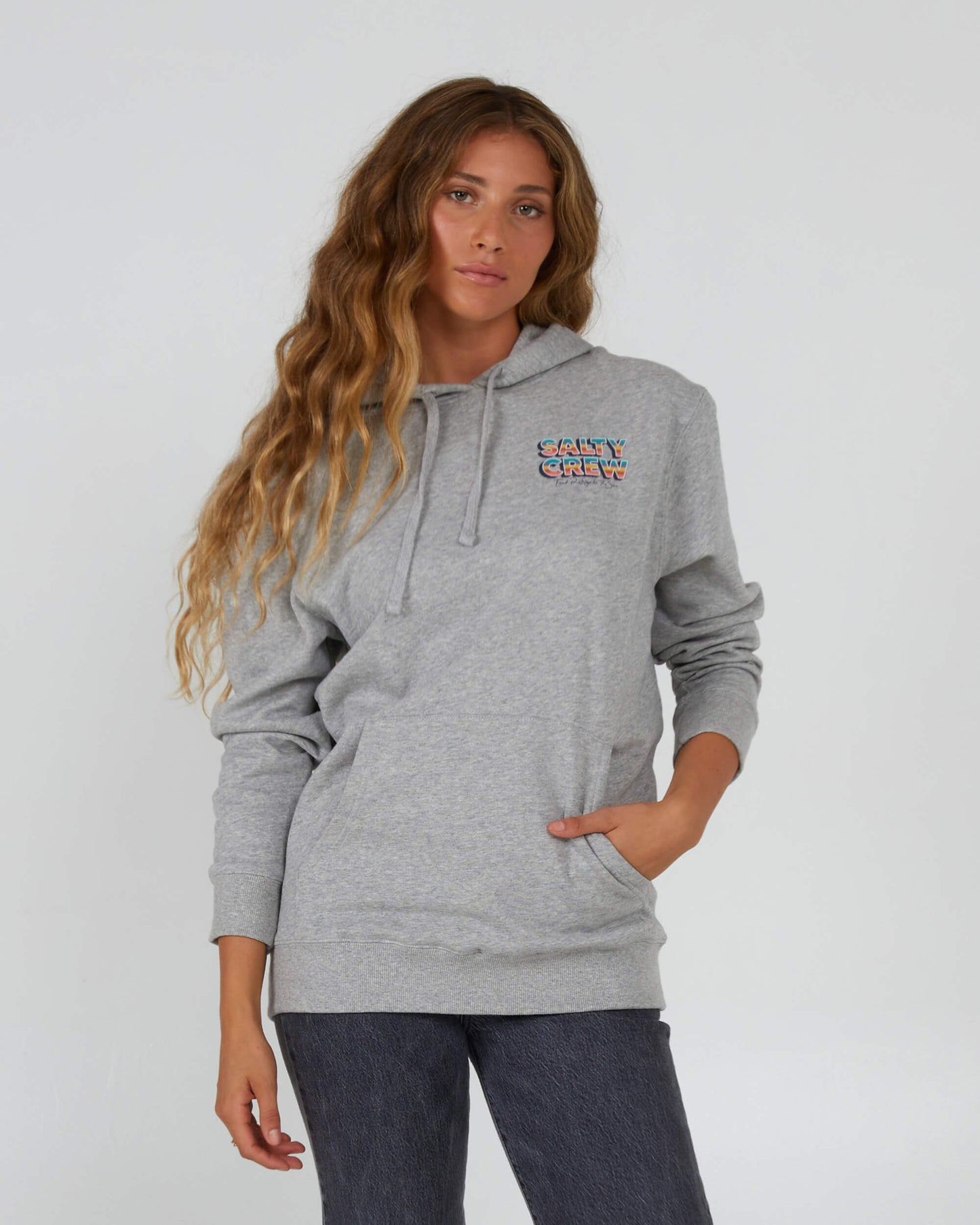 Salty Crew Vrouwen - Summertime Hoody - Athletic Heather