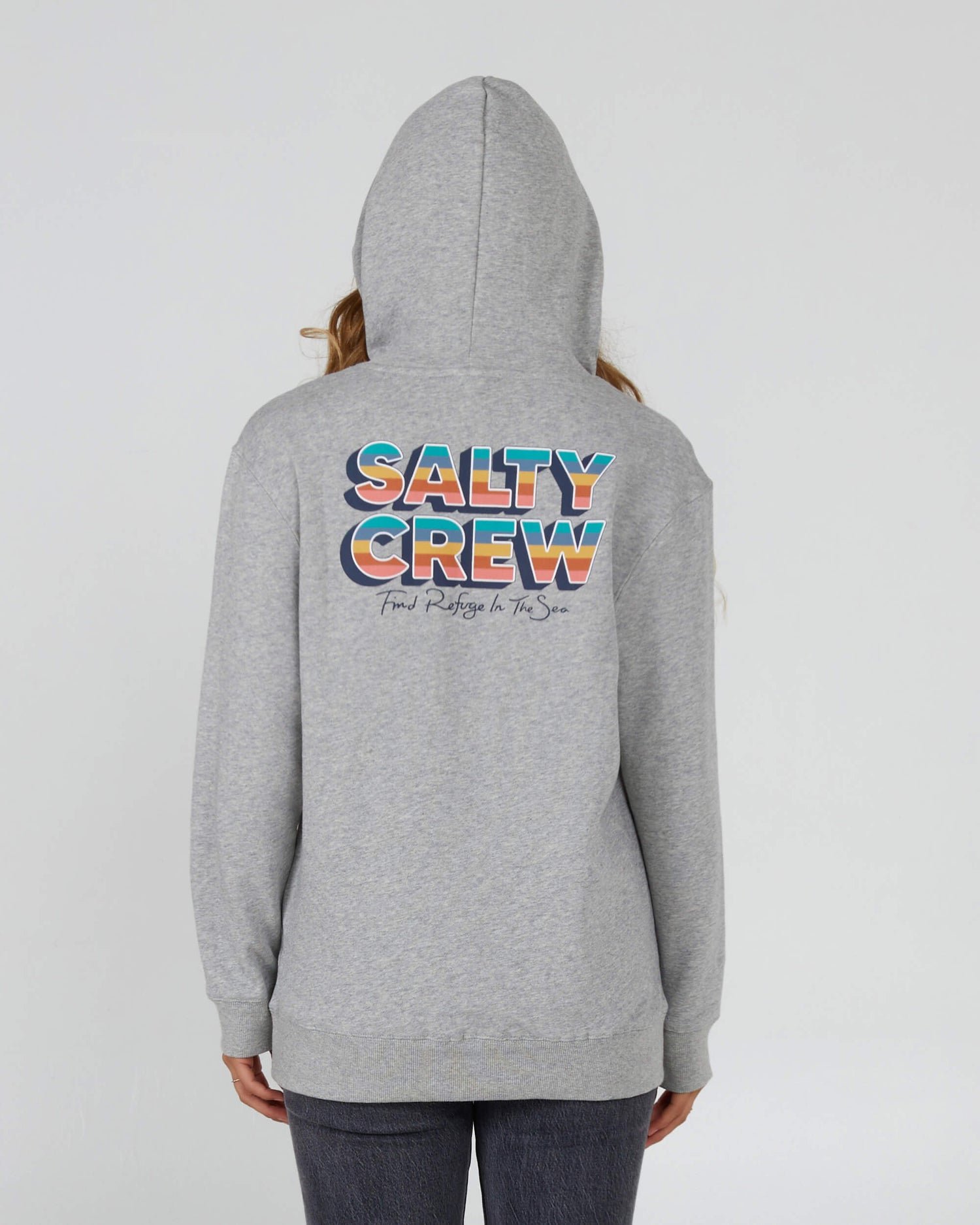 Salty Crew Dames - Summertime Hoody - Athletic Heather