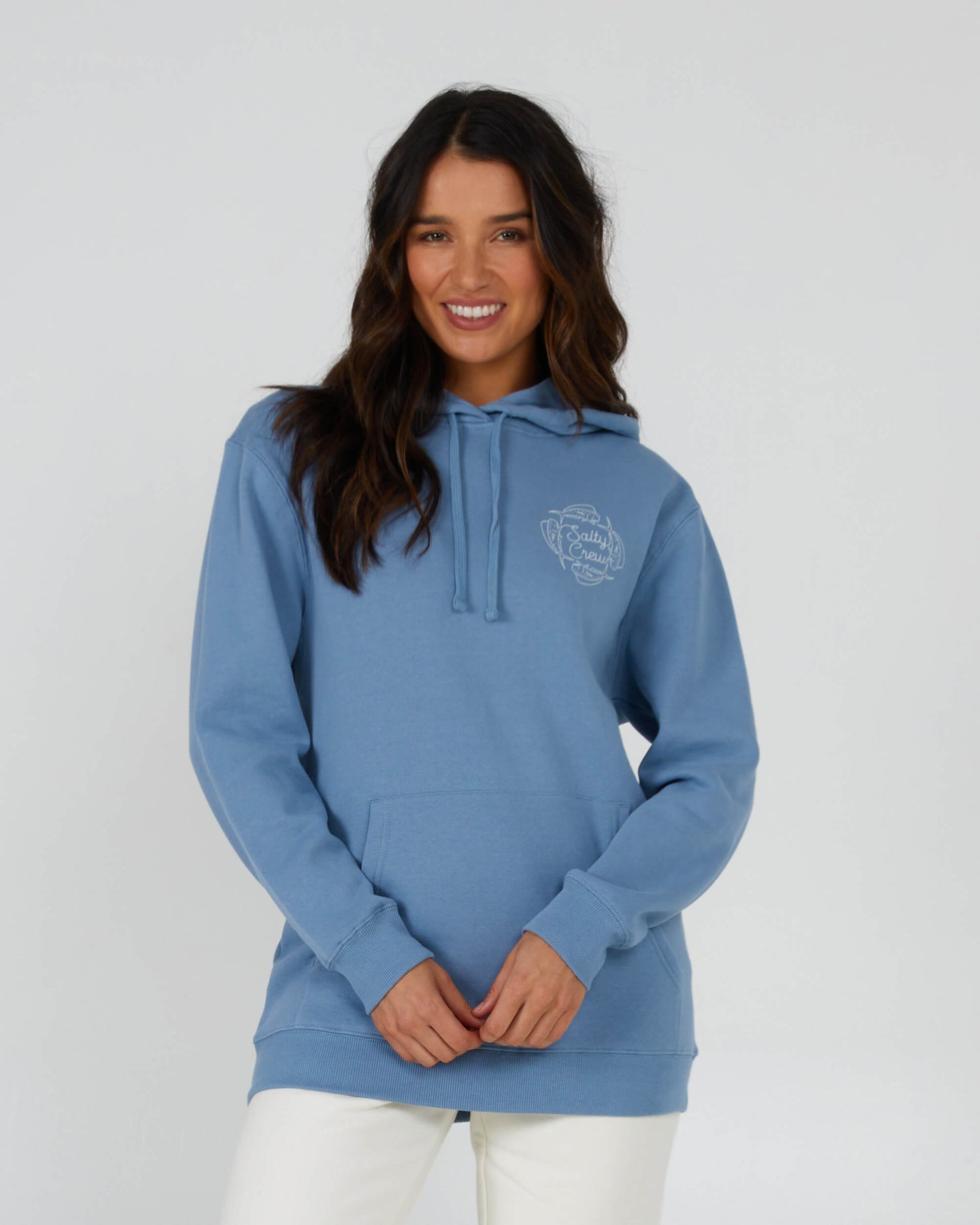 Salty Crew Womens - Drawn In Circles Hoody - Bluestone