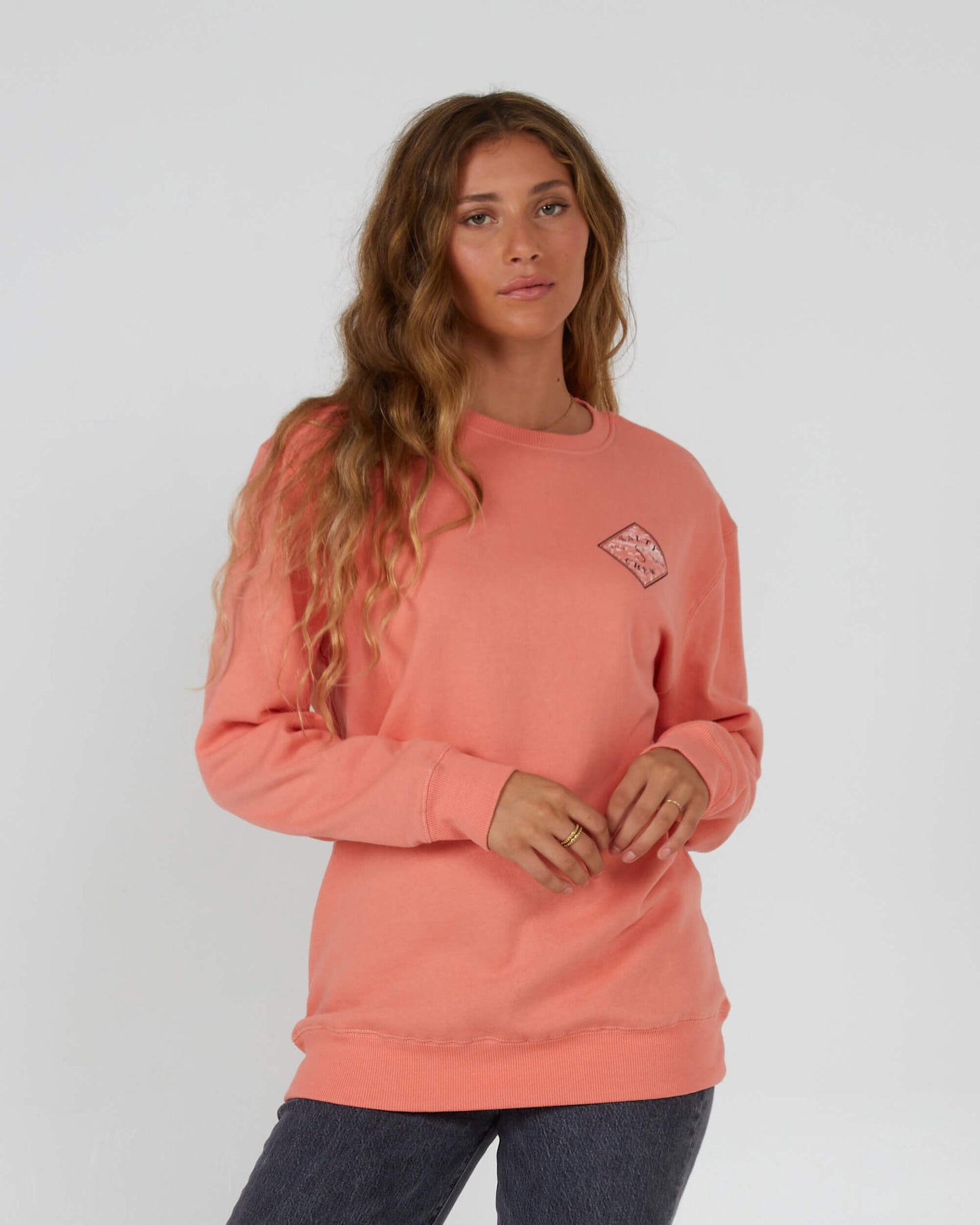 Salty Crew Mulher - Tippet Fill Crew - Terracota