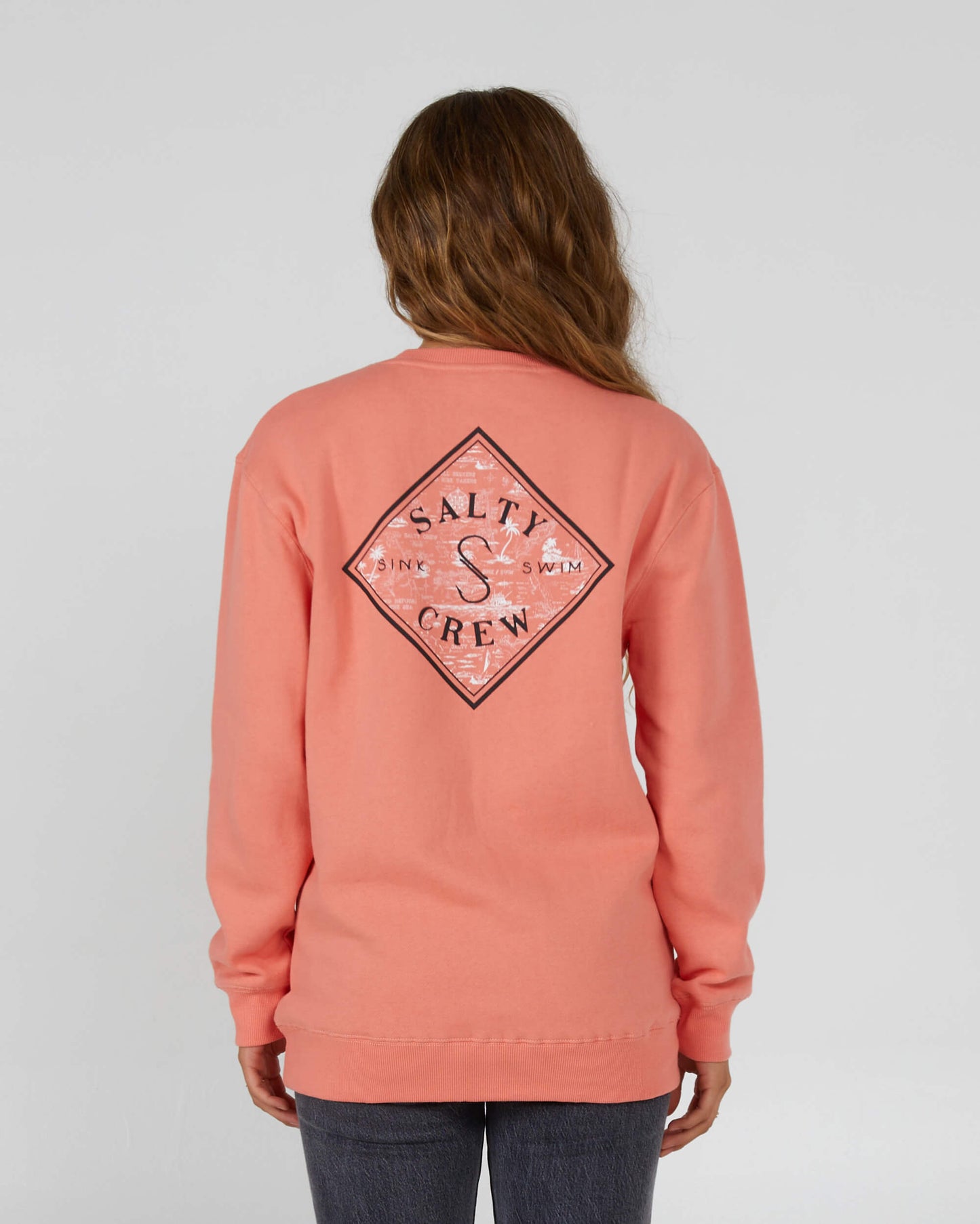 Salty Crew Dames - Tippet Fill Crew - Terracotta